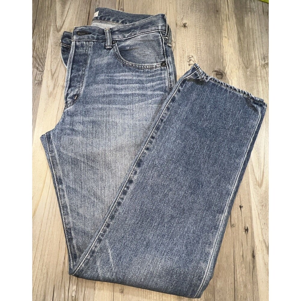 Moussy Rhett Vintage Skinny Jeans Japan Saab High Rise Denim Blue Size 28 x 30 - Picture 7 of 15